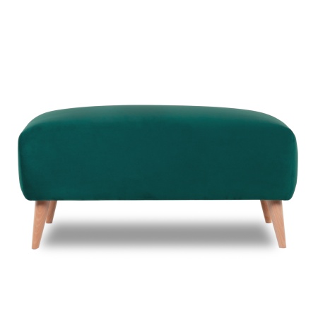 Банкетка 95х63х42 см зеленая  ВЕЛЮР FORMULA 668  HYGGE FINSOFFA