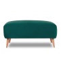 Банкетка 95х63х42 см зеленая  ВЕЛЮР FORMULA 668  HYGGE FINSOFFA