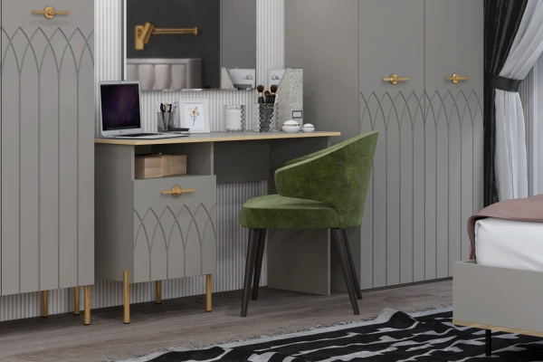 Стол письменный Мокко, Силк анис Капри 2