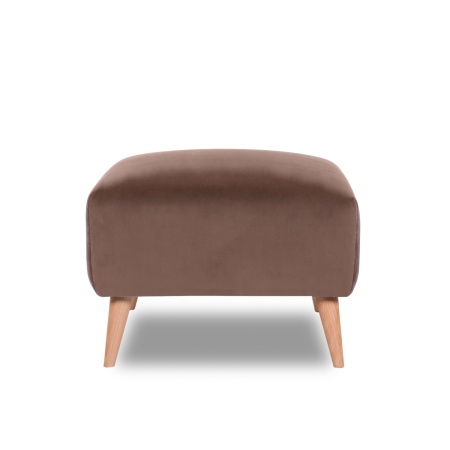 Банкетка 95х63х42 см коричневая  ВЕЛЮР FORMULA 225  HYGGE FINSOFFA