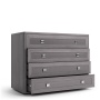 Комод с ящиками 105х48,9х79,7 серый Парма Нео Кураж