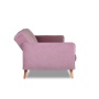 Диван трехместный с подушками 206х90х86 см розовый  ВЕЛЮР FORMULA 392 ANN FINSOFFA