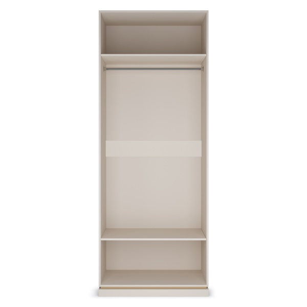 Шкаф распашной двухдверный (корпус) 89,8х57х235,2 бежевый Капри Кураж