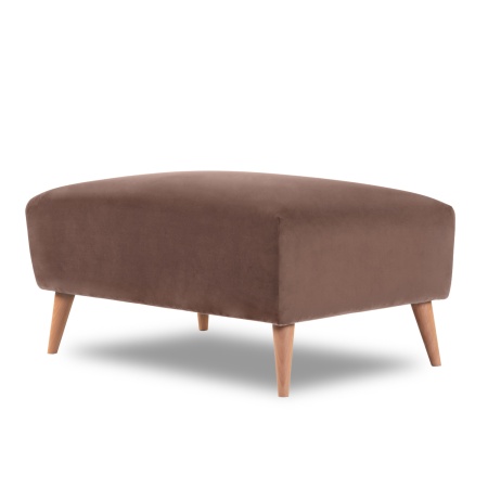 Банкетка 95х63х42 см коричневая  ВЕЛЮР FORMULA 225  HYGGE FINSOFFA