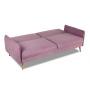 Диван трехместный с подушками 206х90х86 см розовый  ВЕЛЮР FORMULA 392 ANN FINSOFFA