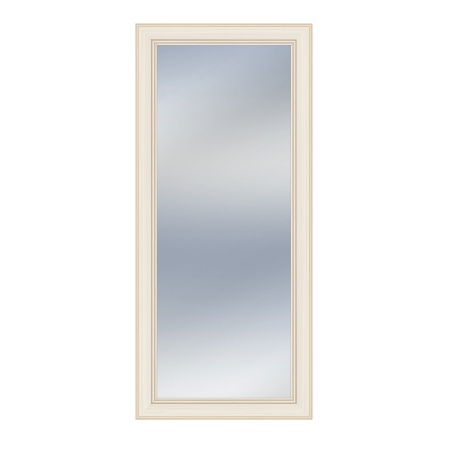 Зеркало настенное в прихожую 45х2,2х100 бежевое Сиена Кураж