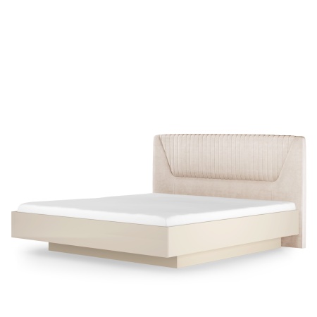 Двуспальная кровать - 11 с подъемным механизмом 140х200 бежевая Капри Кураж