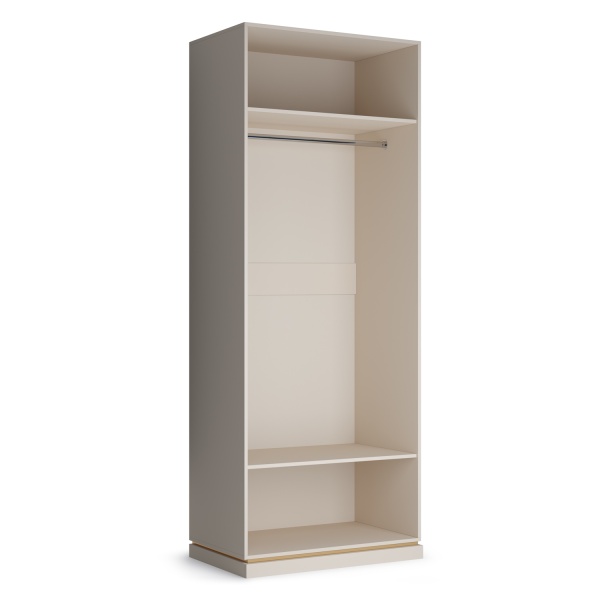 Шкаф распашной двухдверный 57х89,8х235,2 бежевый Капри Кураж