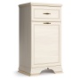 Комод в прихожую узкий 49,4х38,3х90,9 бежевый Сиена Кураж