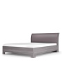 Двуспальная кровать-3 с основанием 160х200 серая Парма Нео Кураж