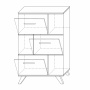 Комод с нишами 80х40,4x125,6 белый Вега Скандинавия Кураж
