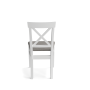 Стул для гостиной и кухни мягкий ткань белый, серый «Милан 2» Стулбери
