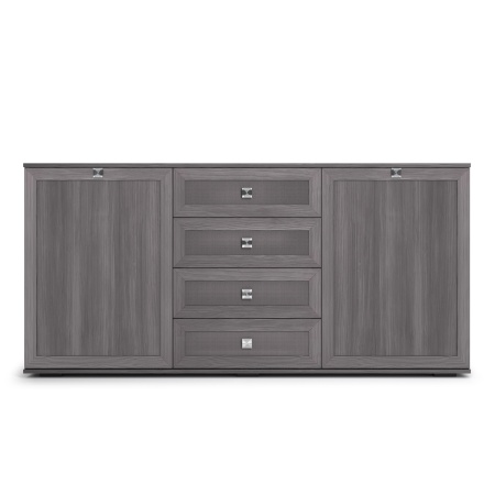 Комод с ящиками большой 180х40х88 серый Парма Нео Кураж