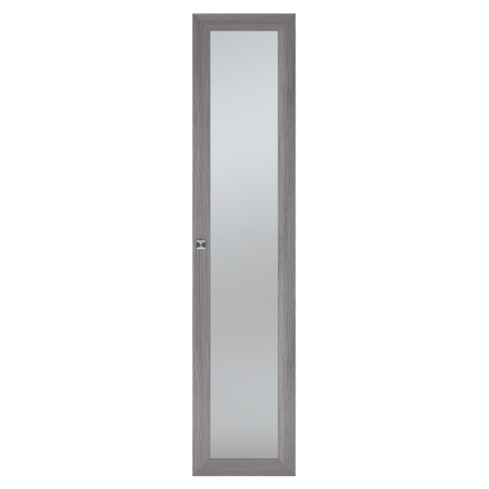 Фасад двери с зеркалом 48х2,2х216 серый Парма Нео Кураж