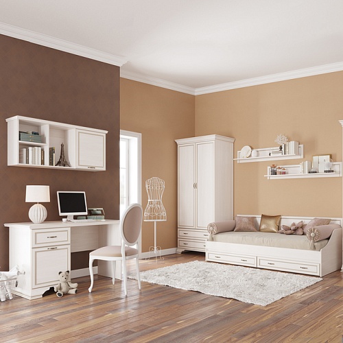 Детская комната в бежевых тонах