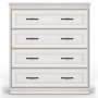 Комод  с ящиками 85,6х40,4х95,4 белый Неаполь Кураж