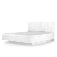 Двуспальная кровать - 7 с подъемным механизмом 140х200 белая Марсель Кураж